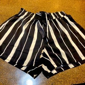Black & White stripped shorts
